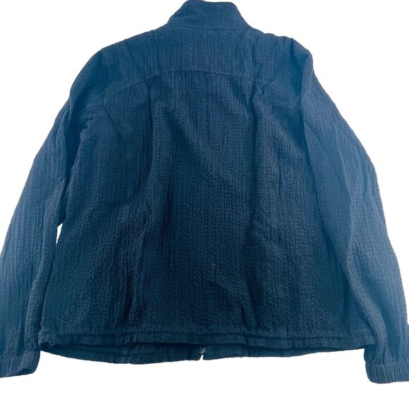 Orvis Women's size MP Med Petite Jacket Full Zip Stretch Textured Black - Picture 4 of 4